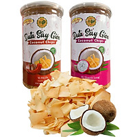 (COMBO 2 HŨ) DỪA SẤY GIÒN CAO CẤP ĐẶC SẢN BẾN TRE THƠM NGON GIÒN RỤM TÂN LỘC PHÁT