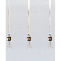 Bộ 3 dây đèn thả cổ điển bóng đèn trang trí Edison ST64 6W hàng chính hãng.