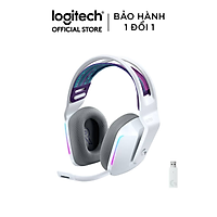Tai nghe game không dây Lightspeed Logitech G733 - Headband tùy chỉnh, RGB Lightsync, màn loa Pro-G, Mic Blue Voice - Hàng chính hãng - Màu Trắng