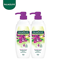 Bộ 2 Sữa tắm Palmolive mịn màng quyến rũ 100% chiết xuất từ phong lan 500g