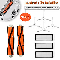 9Pcs Vacuum Cleaner Filter Main Side For Xiaomi Roborock MI S50 S51 S55 S5