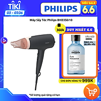 Máy Sấy Tóc Philips BHD350/10 - Công Suất 2100W, 3 Chế Độ Sấy, ION - Hàng Chính Hãng