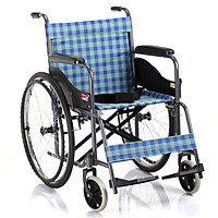 YUWELL wheelchair reinforced all-steel folding storage H050 manual portable wheelchairs for the elderly