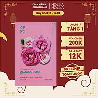 Mặt Nạ Giấy Holika Holika Chiết Xuất Hoa Hồng Pure Essence Mask sheet 23ml_Damask Rose 68098