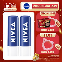 Combo 2 Son Dưỡng Ẩm Chuyên Sâu NIVEA Original Care (4.8G) - 85061