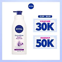 Sữa Dưỡng Thể Trắng Da Nivea Ban Đêm 400ml - 88126