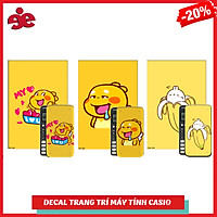 COMBO 5 DECAL QOOBEE TRANG TRÍ DÀNH CHO MÁY TÍNH CASIO / VINACAL