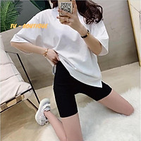 Quần Legging Đùi,Lửng Ngố, Nâng Mông Cạp Cao Siêu Hot Siêu Co Giãn Loại 1
