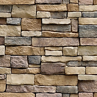 Simulate Rock Texture Brick Pattern Self-adhesive Wall Sticker Home Decor