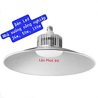 Đèn LED Nhà xưởng, đèn choá nhôm cao cấp 36w, 50w, 100w (ánh sáng trắng)