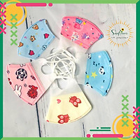 Khẩu trang trẻ em MASKS set 10 chiếc cho bé từ 3 tháng đến 10 tuổi