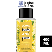 Dầu Gội Love Beauty & Planet Hope - Repair Phục Hồi Ngăn Chẻ Ngọn 100% Dầu Dừa Organic & Hương Hoa Ngọc Lan Tây 400ml