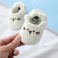 Giày tập đi vải len mềm mại hình chú chuột cho bé (hàng loại 1, len dệt dọc)