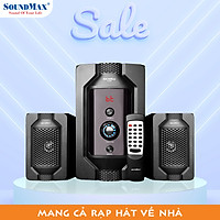 [Hàng chính hãng] Loa vi tính 2.1 kênh SoundMax A-927 | Loa bluetooth SoundMax A927 | Có remote - Loa Nghe Nhạc - Hàng Chính Hãng