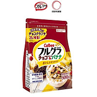 Gói 600g Ngũ Cốc Trái Cây Socola Chuối Calbee Nhật Bản