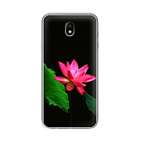 Ốp lưng điện thoại Samsung Galaxy J7 pro - J730 - 01054 7819 LOTUS06 - Silicon dẻo - Hàng Chính Hãng
