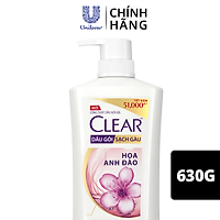 Dầu Gội đầu Clear Hoa Anh Đào Băng Lạnh Cho Tóc Thơm Mát Suốt 24 Giờ 630g