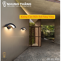 Đèn Tường Cong 18w Thân Nhôm Chống Nước DT-4141 Decor Vintage - Cảm Biến Chuyển Động - Phong Cách Bắc Âu - Có Video