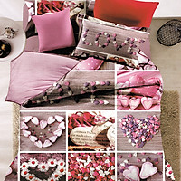 Bộ Chăn Ga Gối Home Sweet Home SWEETDREAM (New) - Heart Love