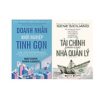 Combo 2 Cuốn: Doanh Nhân Khởi Nghiệp Tinh Gọn + Tài Chính Dành Cho Nhà Quản Lý