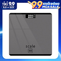 Cân Sức Khỏe Điện Tử Vuông Mặt Kính Cường Lực MJ-25 Tặng Kèm 2 Pin AAA
