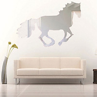 Gương 3D Dán Tường DIY Hình Con Ngựa