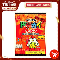 Mì Snack nguyên vị Baby Star vị cay-sợi lớn 74g