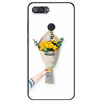 Ốp lưng in cho Xiaomi Mi 8 Lite Mẫu Bó Hoa Hướng Dương