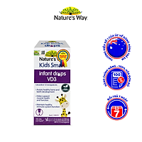 Siro Uống Nature's Way Kids Smart Infant Drops VD3 Bổ Sung Vitamin D Cho Bé Phát Triển Tốt 10ml
