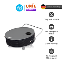 Máy sưởi gốm mini để bàn làm ấm không gian UNIE UE-125 công suất 2000W - Hàng chính hãng