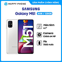 Điện Thoại Samsung Galaxy M51 (8GB/128GB) - Hàng Chính Hãng - Đã kích hoạt bảo hành điện tử