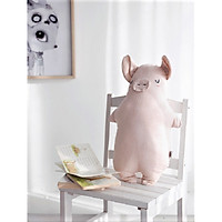 Gối ôm hình chú lợn Decoview, chất liệu linen, KT 29x43cm