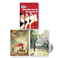 Combo 3 sách: 1001 Bức Thư (có Audio) + 999 Bức Thư bản thân 2018 (có Audio) + 101 Thông điệp thay đổi cuộc đời phụ nữ + DVD quà tặng
