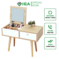 Bàn Trang Điểm Ngồi Bệt IGA Sắp Xếp Mỹ Phẩm, Son Gòn Gàng - GP143