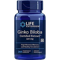 Life Extension Ginkgo Biloba 120mg 365 Capsules