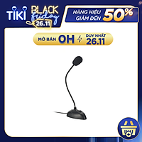 Micrô Có Dây Chân Đế Đầu Cắm Cổ Ngỗng Linh Hoạt Mini Studio 3,5 Mm Cho Máy Tính PC Máy Tính Để Bàn Máy Tính Xách Tay