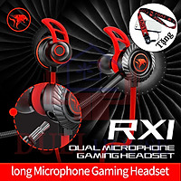 Tai Nghe Gaming Có Mic Rời Plextone Xmowi RX1 - Nâng Cấp Dây Dẹt Chống Rối - Super Bass - Hàng Chính Hãng