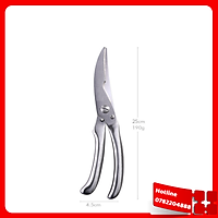 Kéo Cắt Xương Gà Inox - 25Cm 190G - Loại Tốt