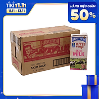Combo 12 Hộp Sữa Tươi Tiệt Trùng Không Béo Harvey Fresh 1L (Úc)