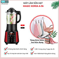 Máy làm sữa hạt đa năng Magic Korea A-96 Dung tích 1,75l - Hàng Chính Hãng - Tặng kèm khăn lau tiện dụng