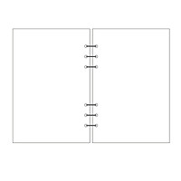 Tệp 45 tờ giấy refill 6 lỗ cỡ A5