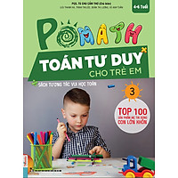 POMath - Toán Tư Duy Cho Trẻ Em (4-6 tuổi) Tập 3 (Học Kèm App MCBooks Application) (Quét Mã QR Để Nhận Quà)