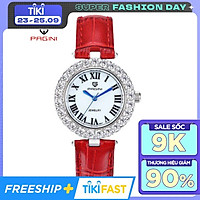 Đồng hồ nữ PAGINI dây da mặt tròn – Mặt kính tráng sapphire - Thiết kế trẻ trung, hiện đại – PA6305