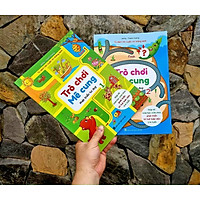 Bộ 4 Cuốn Trò Chơi Mê Cung Và Trò Chơi Tìm Kiếm - Giúp bé vừa học vừa chơi, phát triển trí tuệ toàn diện cho bé từ 2-6 tuổi