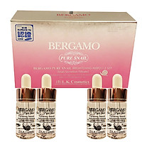 Serum BERGAMO ỐC SÊN Tái Tạo Nuôi Dưỡng Trắng Da 13ml + Tặng Mask 3W Bất Kỳ