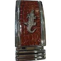 Đầu khóa thắt lưng da cá sấu Ruby Luxury