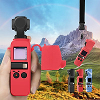 For DJI OSMO POCKET Protector Set Soft Silicone Case Cover with Neck/Wrist Strap Lanyard for Osmo Pocket Handheld Gimbal