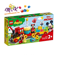 Đồ Chơi LEGO Duplo Đoàn Tàu Sinh Nhật Của Mickey & Minnie 10941  Cho Bé Trên 2 Tuổi