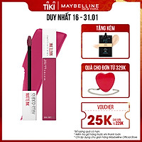 Son Kem Lì 16h Lâu Trôi Maybelline New York Super Stay Matte Ink Lipstick 5ml - 150 Savant