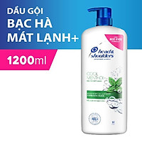 Combo 2 chai Dầu Gội Head & Shoulders Bạc Hà Mát Lạnh (1200ml)